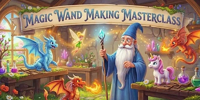 Magic Wand Making Masterclass at Upton Country Park - ages 4 and Up! at Rock & Rose Rituals & Conkers Earth School
