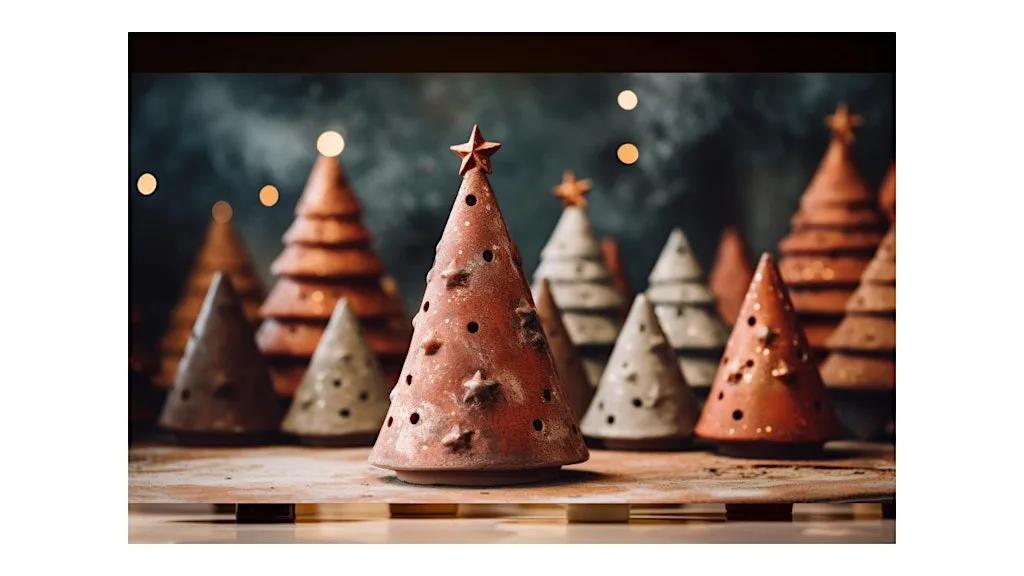 Christmas Pottery Power Bluebird Bakery at Bluebird Bakery