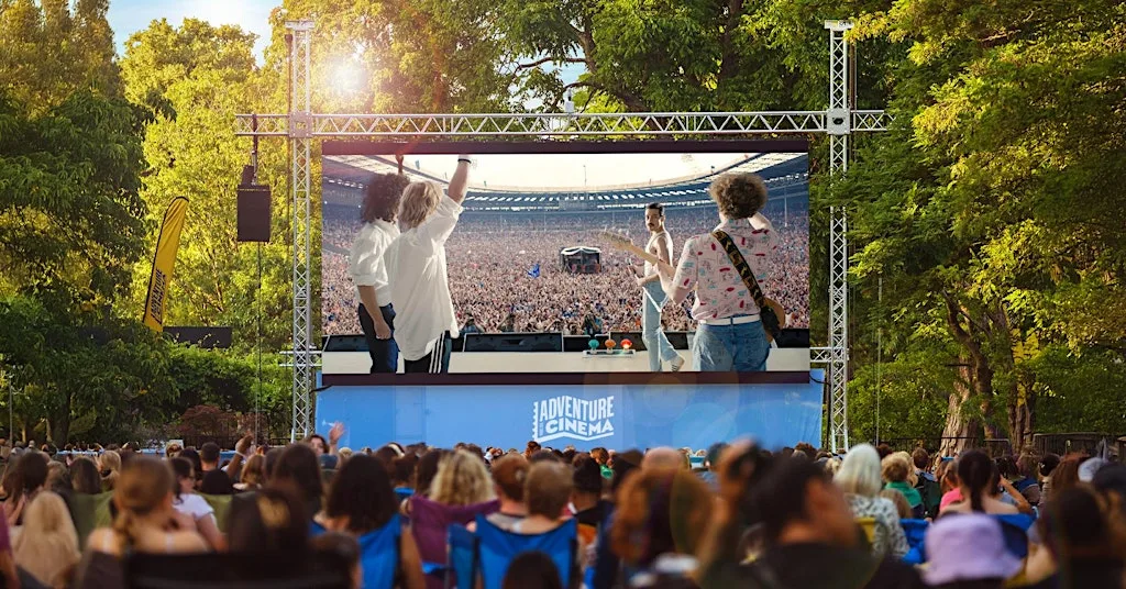 Queen Outdoor Cinema Celebration at Alnwick Castle, Northumberland at Alnwick Castle