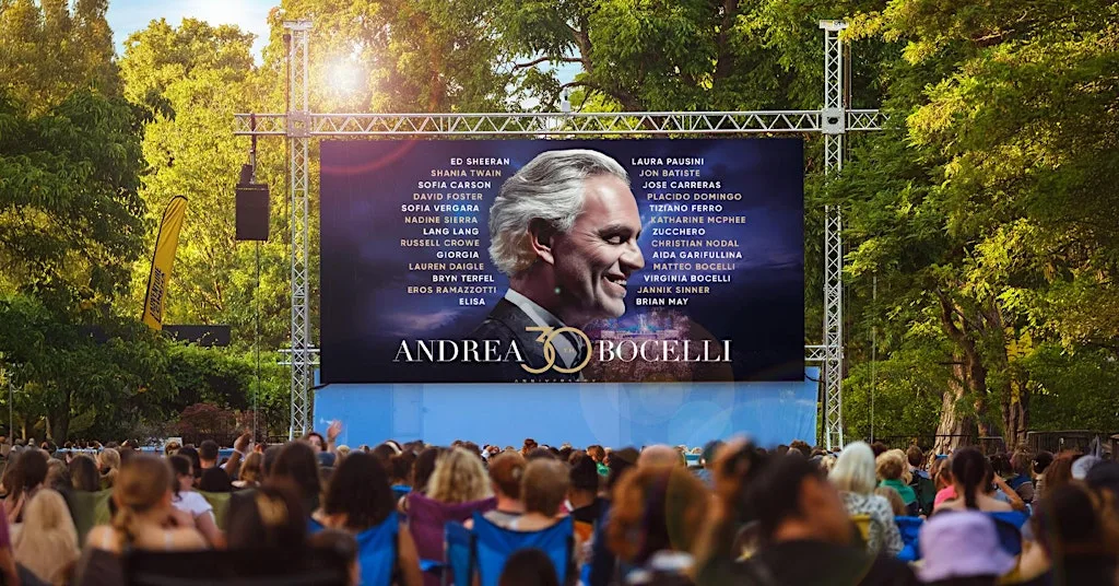 Andrea Bocelli Outdoor Cinema Celebration at Alnwick Castle at Alnwick Castle