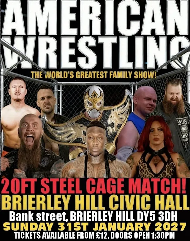 AMERICAN WRESTLING - BRIERLEY HILL CIVIC at Brierley Hill Civic Hall