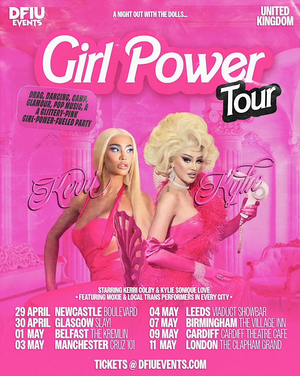 DFIU Events Birmingham Presents: The Girl Power Tour