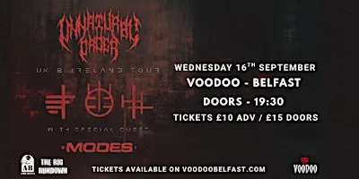 Unnatural Order + Modes & Support TBA at Voodoo