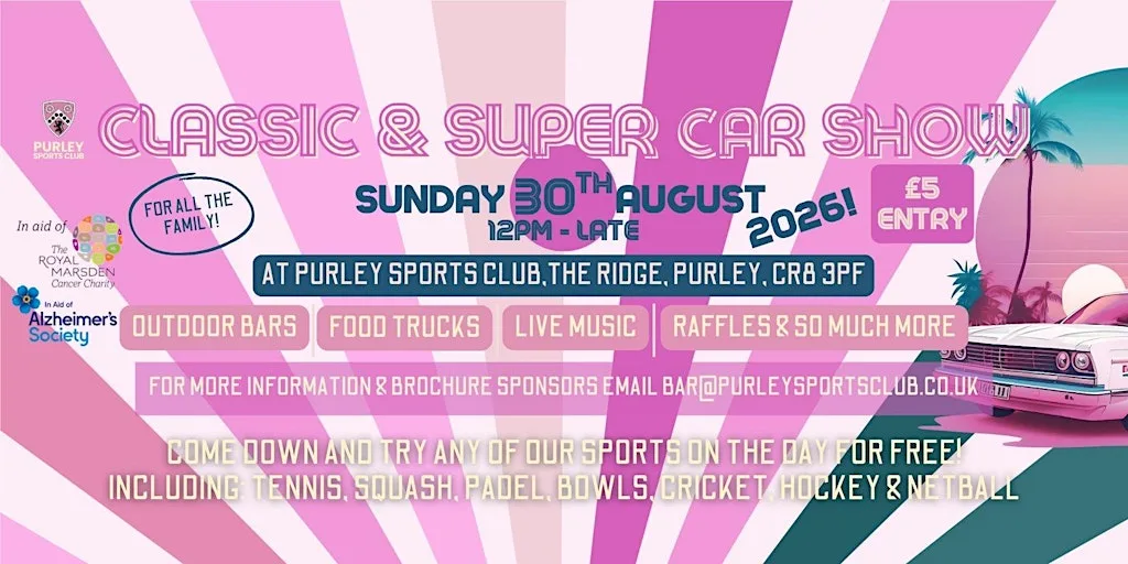 Purley Sports Club Charity Classic & Super Car Show