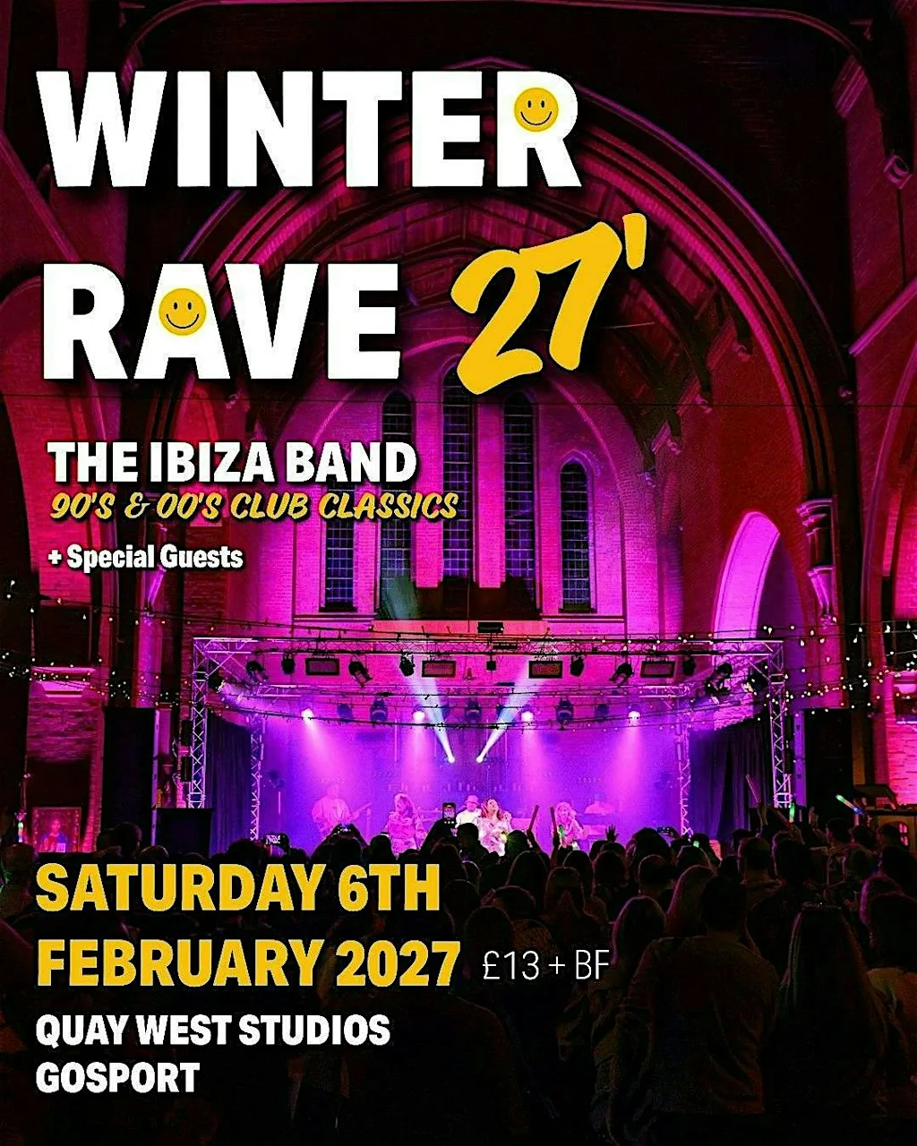 WINTER RAVE 27' at Quay West Studios Ltd