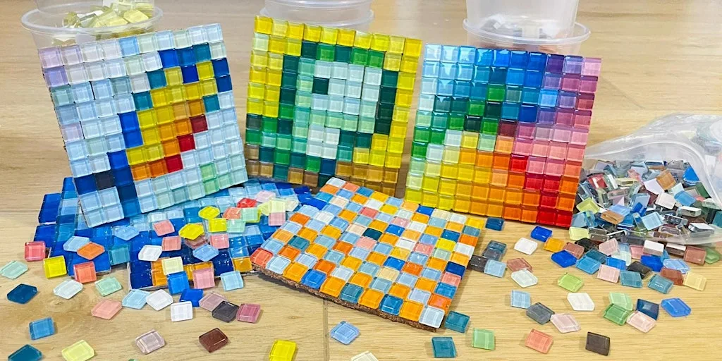 Let's Create: Mosaic Tile Coasters at Remade Worcestershire