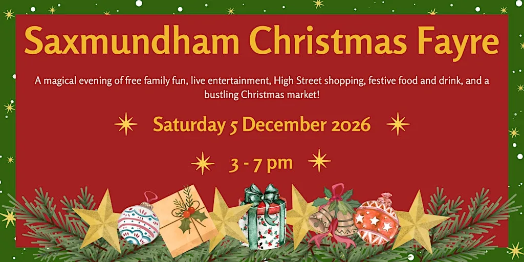 Saxmundham Christmas Fayre 2026 at Fromus Square