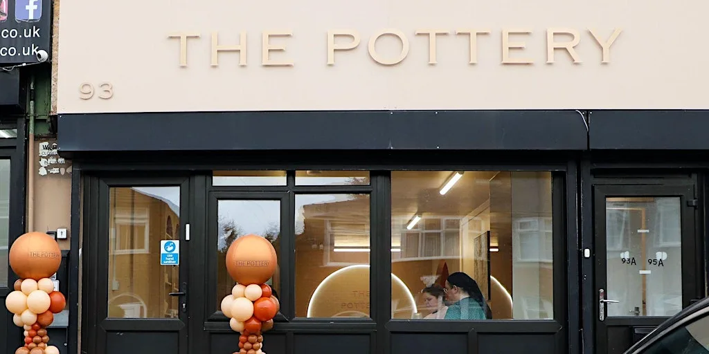 Pottery painting workshop, at 93 Windsor Rd