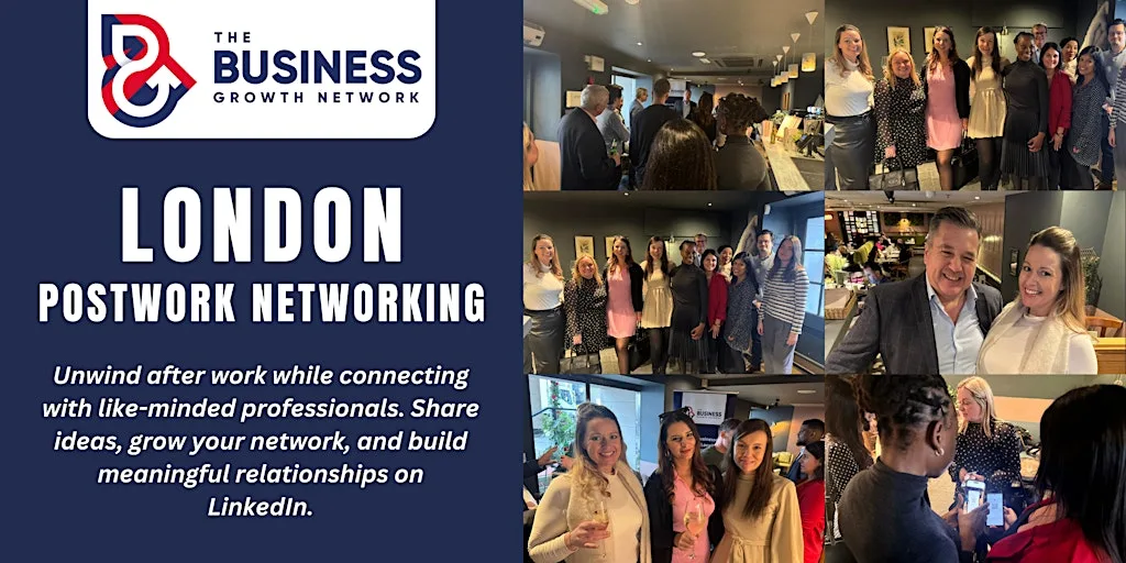 London PostWork Networking at Brasserie Blanc - Southbank