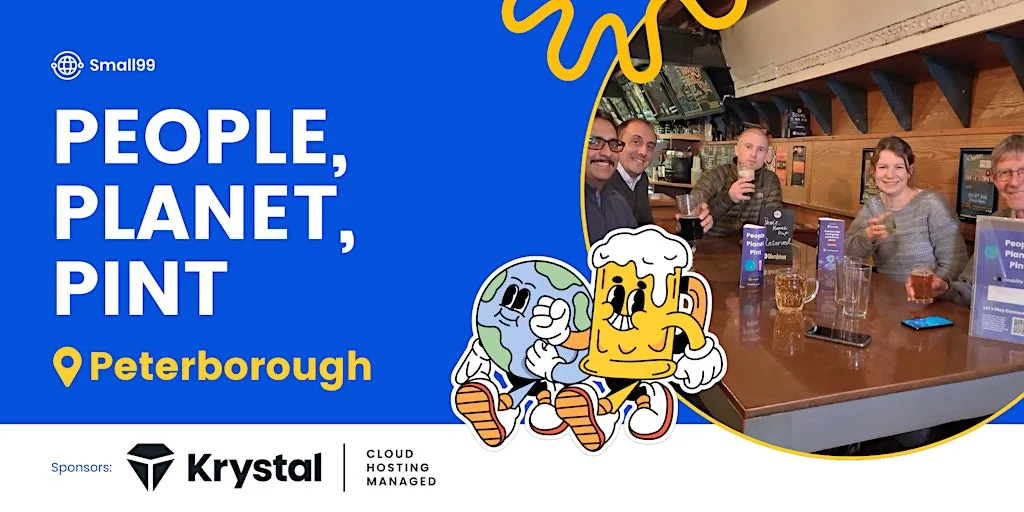 Peterborough - Small99's People, Planet, Pint™: Sustainability Meetup at Charters Bar