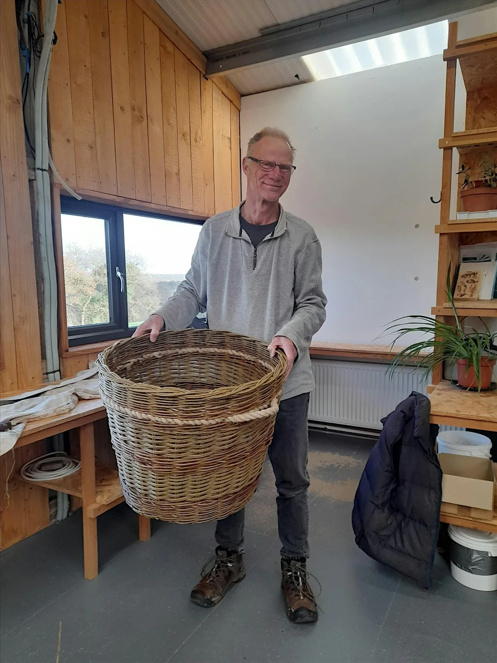 Log/Laundry Basket Weaving Weekend at The Farm Studio