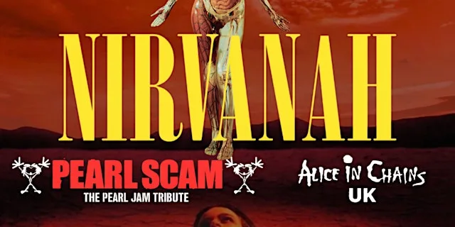Nirvanah / Pearl Scam / Alice In Chains UK - Bridgend 07/11/26 at Luna Live Lounge & Bar Bridgend