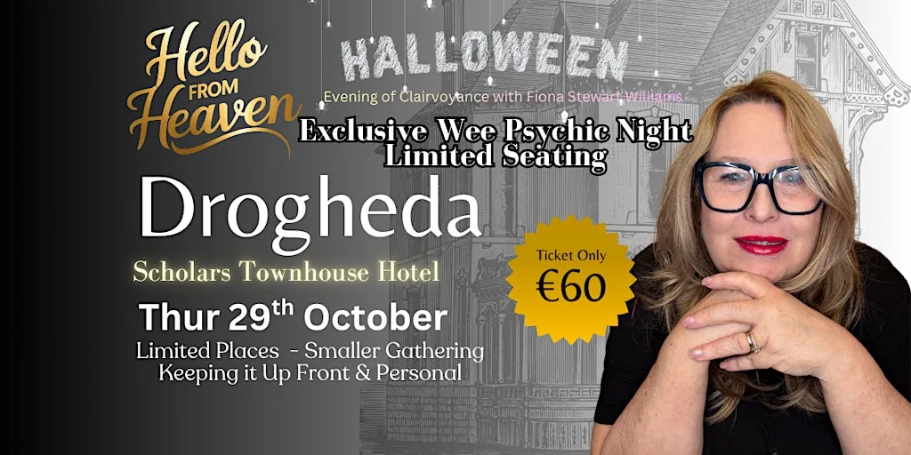 Halloween - Exclusive Wee Psychic Night - Drogheda at Scholars Townhouse Hotel