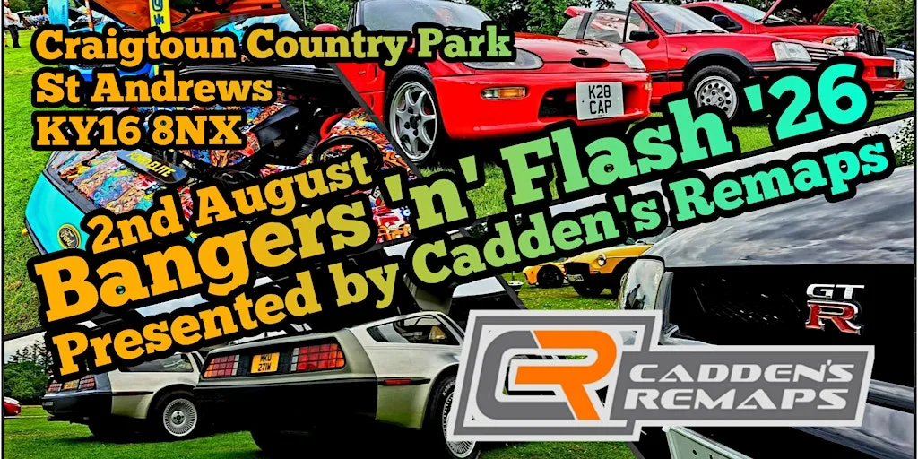 Bangers 'n' Flash '26 presented by Cadden's Remaps at Craigtoun Country Park