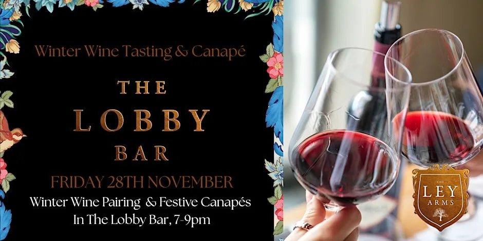 Winter Wine Tasting & Festive Canapés In The Board Room at Ley Arms