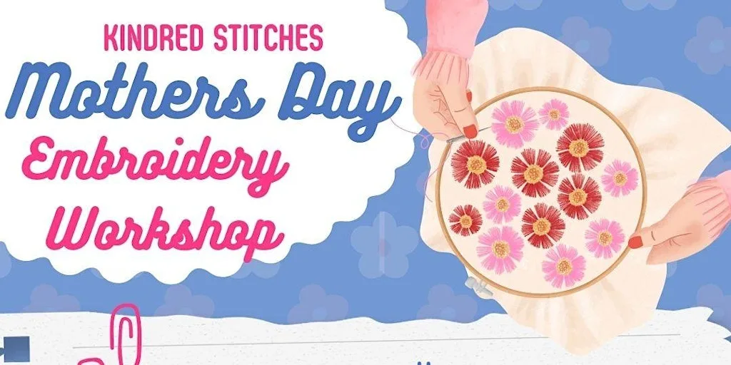 Mothers day stitch and sip at Sonnys coffee shop