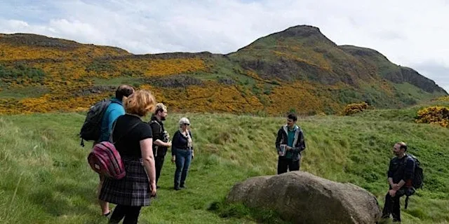 Arthur's Secrets - Guided Walk at Holyrood Park (Grade: moderate) at Broad Pavement Car Park
