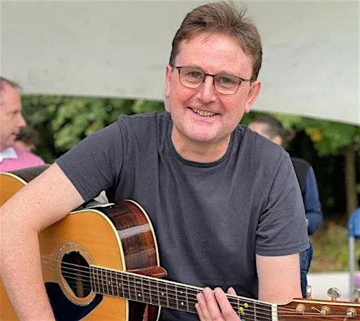 Guitar Accompaniment Workshop with Jim Carroll at Gaelscoil Uí Éigeartaigh