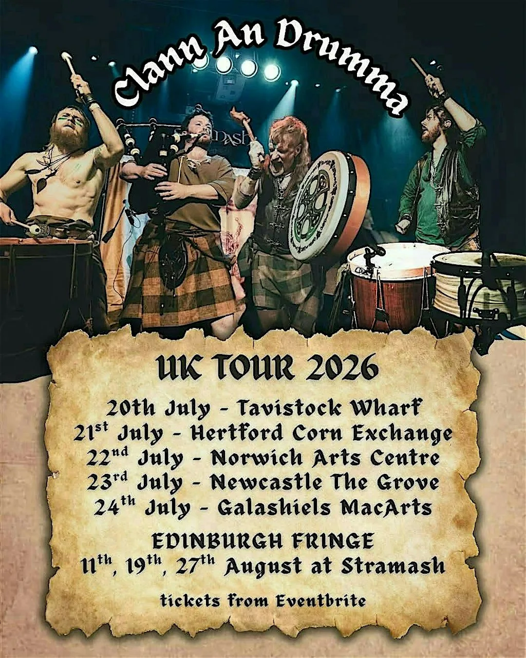 Clann An Drumma at SLAY Glasgow at Slay Glasgow