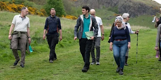 Arthur's Evening - Guided Walk at Holyrood Park (Grade: moderate) at Broad Pavement Car Park