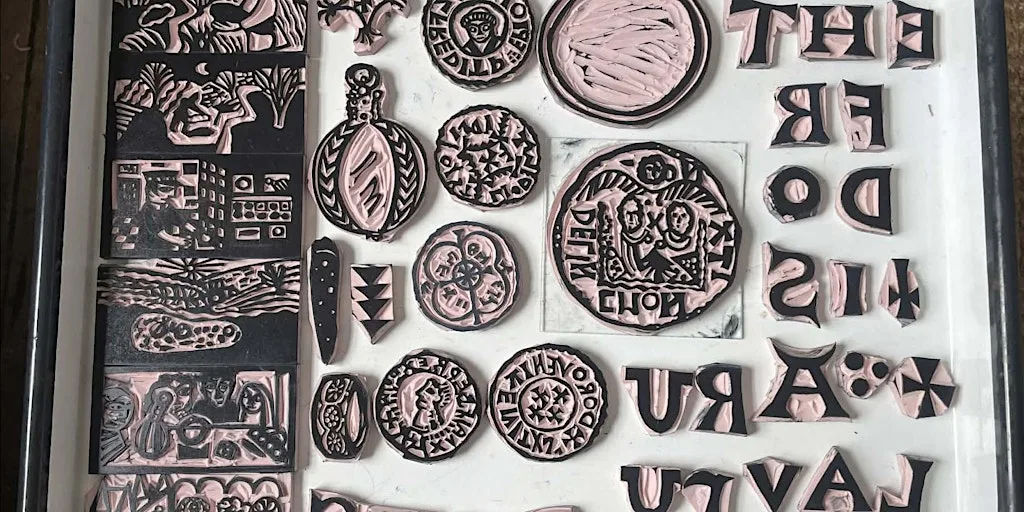 Treasures in Print: Printmaking Inspired by the Herefordshire Hoard at Ewyas Harold Craft Centre