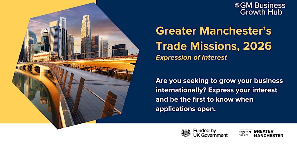 Greater Manchester's Trade Missions, 2026/27