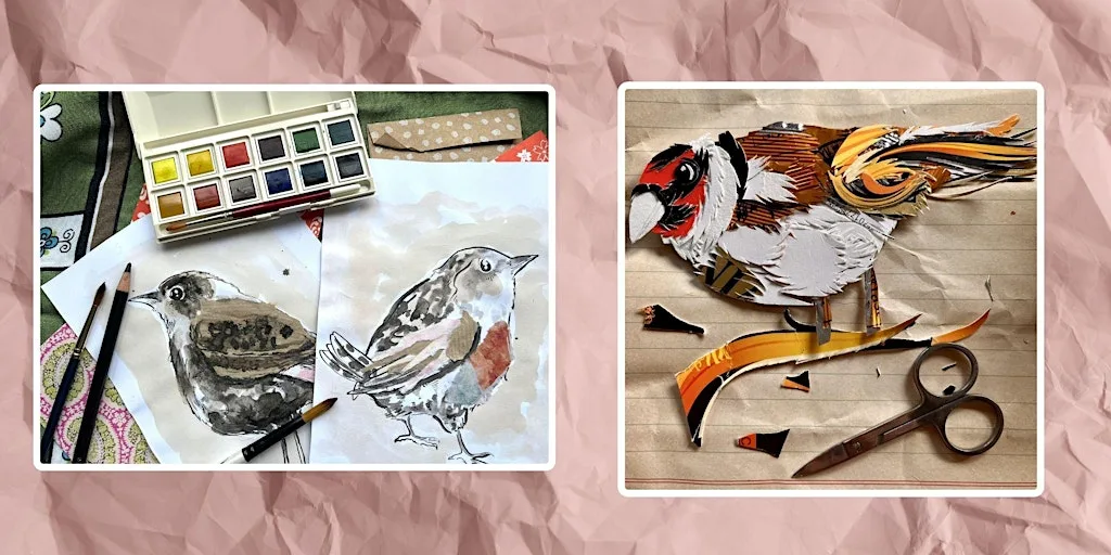 Collage Birds: Cut & Paste Our Feathered Friends at The Craft House