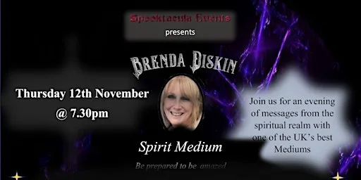 An Evening of Psychic Entertainment with Brenda Diskin at Warton Arms