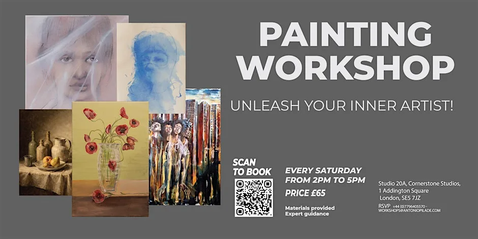 PAINTING WORKSHOP - EVERY SATURDAYS FROM 2PM TO 5PM