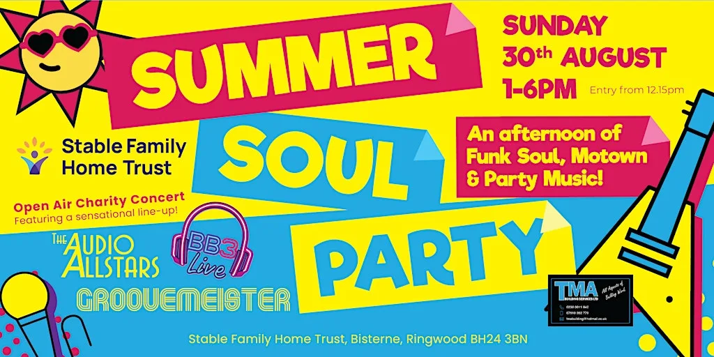 Summer Soul Party 2026 at The Stable Family Home Trust