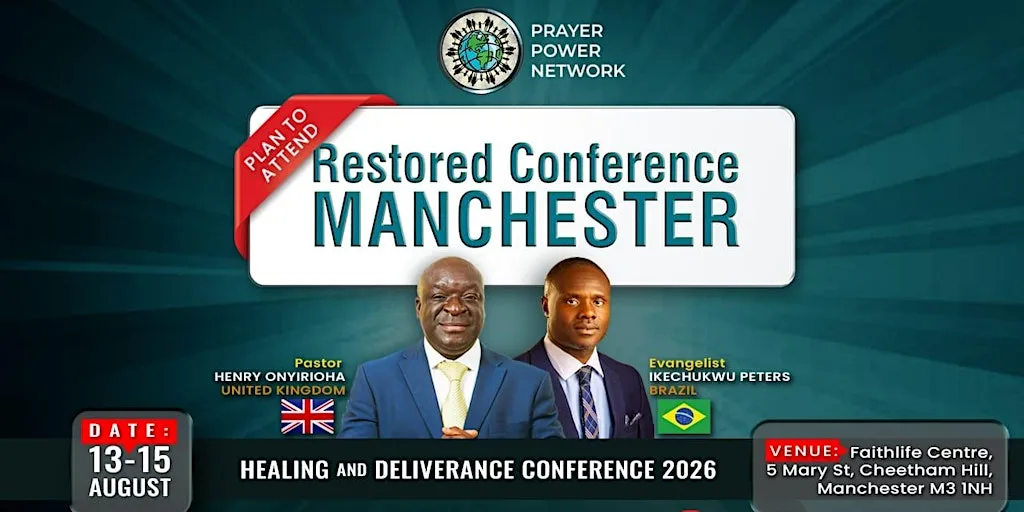 RESTORED MANCHESTER 2026 at Faithlife Centre