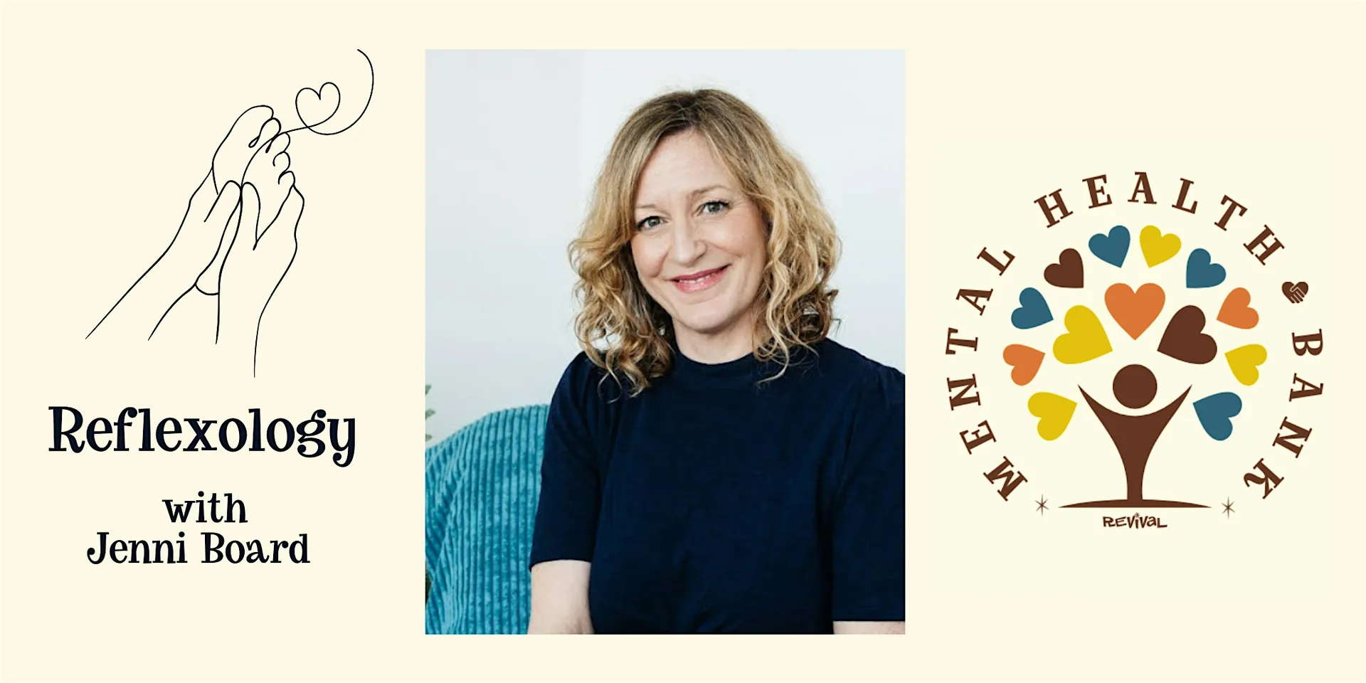 Reflexology for positive health, relaxation and well-being with Jenni at Revival Food & Mood