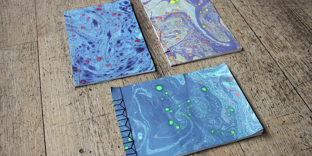 Marbling & Book Binding at Kirkstall Forge at Kirkstall Forge