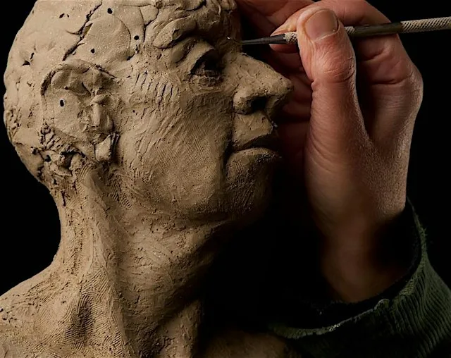 Clay Figure Sculpture masterclass at Jamie Frost Studio