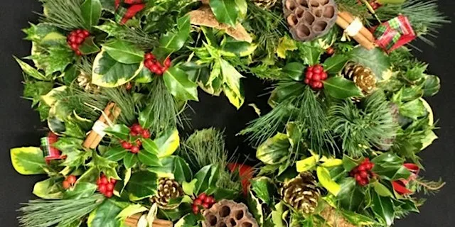 Christmas Wreath Making at Happy Hare