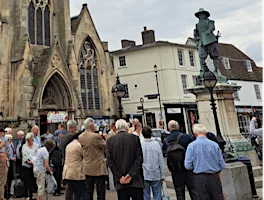 Cromwell's St Ives Guided Walk at Statue of Oliver Cromwell, St Ives