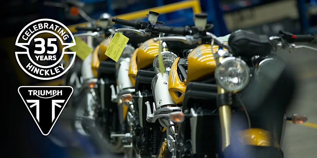 35 YEARS OF TRIUMPH HINCKLEY ANNIVERSARY EVENT at The Triumph Visitor Experience