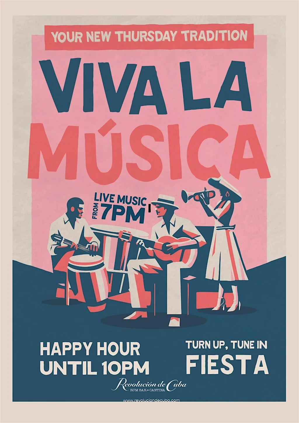 Viva La Musica at Revolución de Cuba Milton Keynes