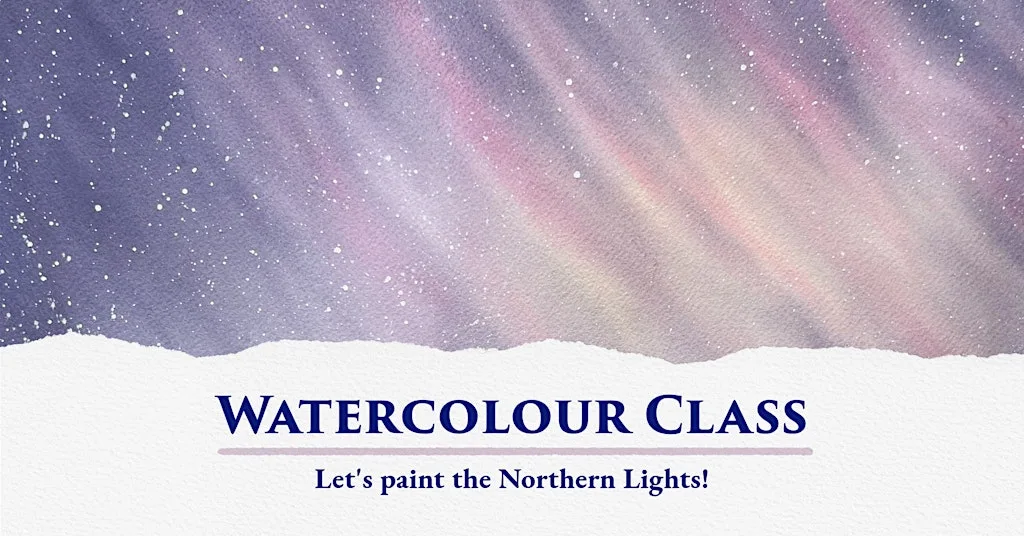 Discover Watercolour Painting – Let's Paint the Northern Lights! at Freelance Dance