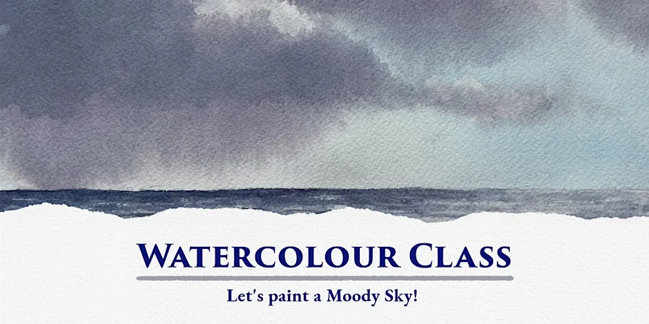Discover Watercolour Painting – Let's Paint a Moody Sky! at West Moor Community Centre