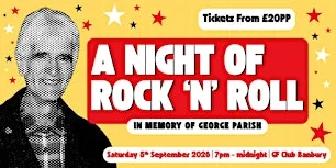 A night of rock 'n' roll in memory of George Parish