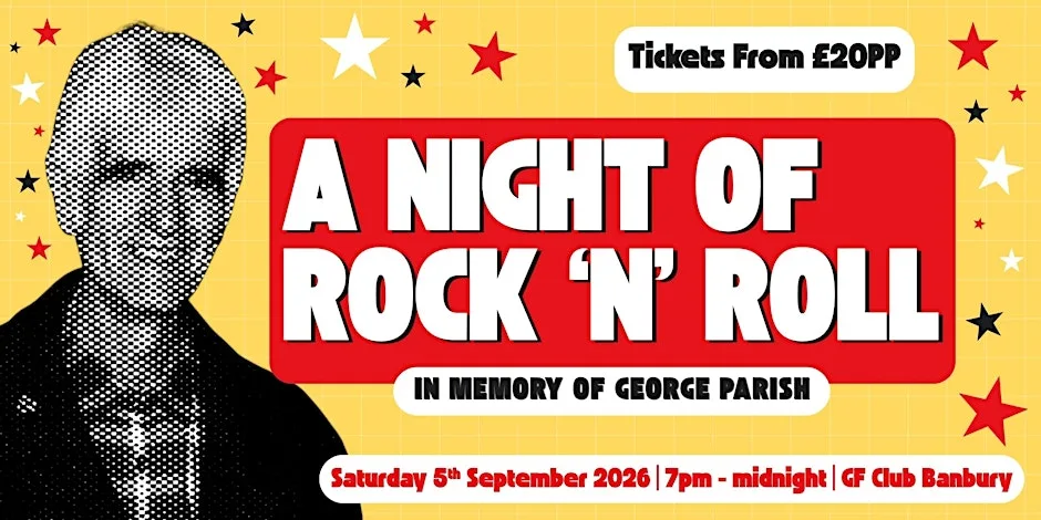A night of rock 'n' roll in memory of George Parish at The Waterside Bar @ gf Social Club