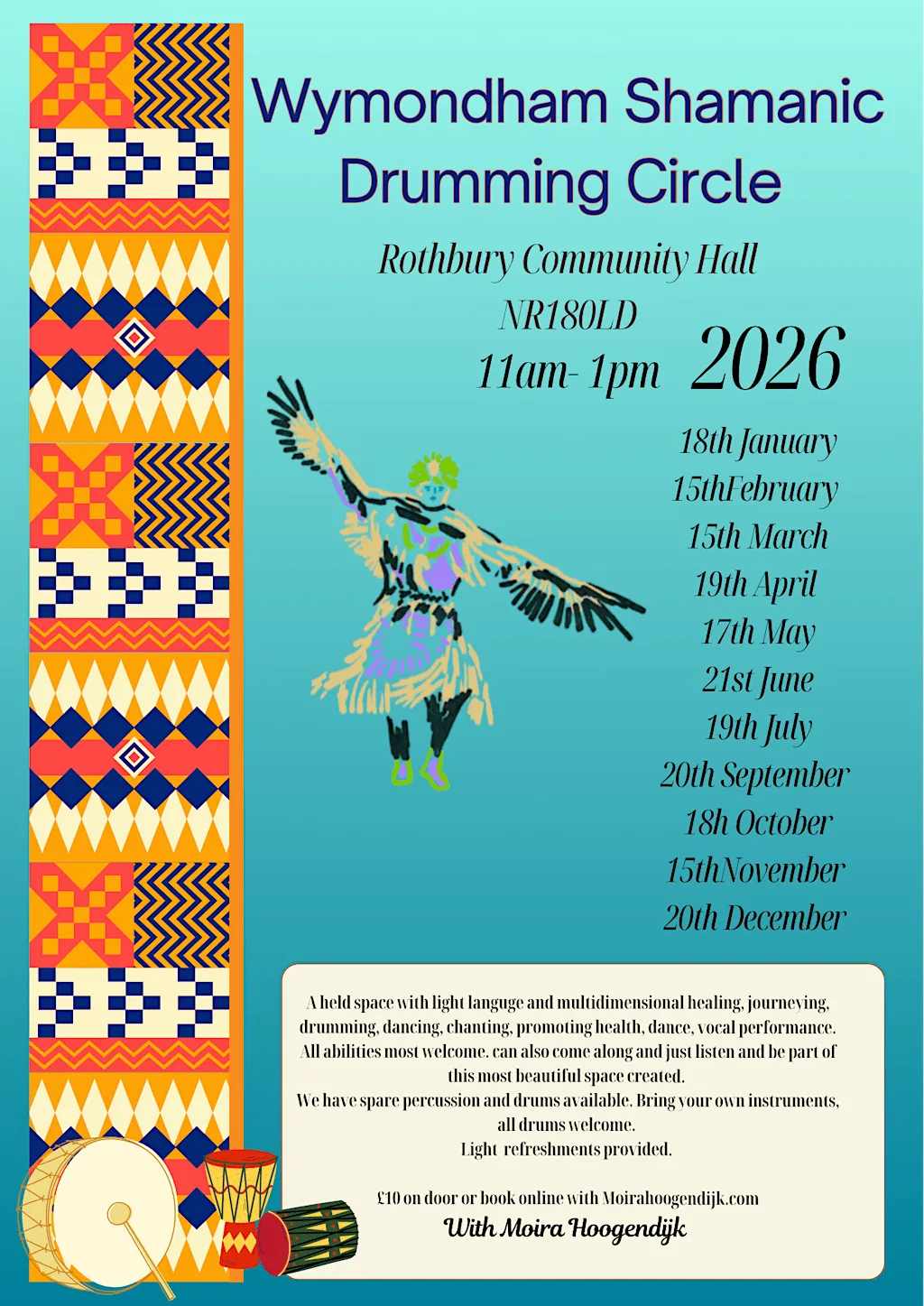 Shamanic Drumming at Rothbury Community Hall