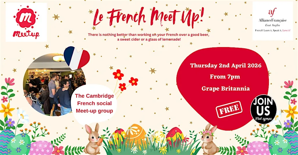 Le French Meet Up in Cambridge at Grape Britannia