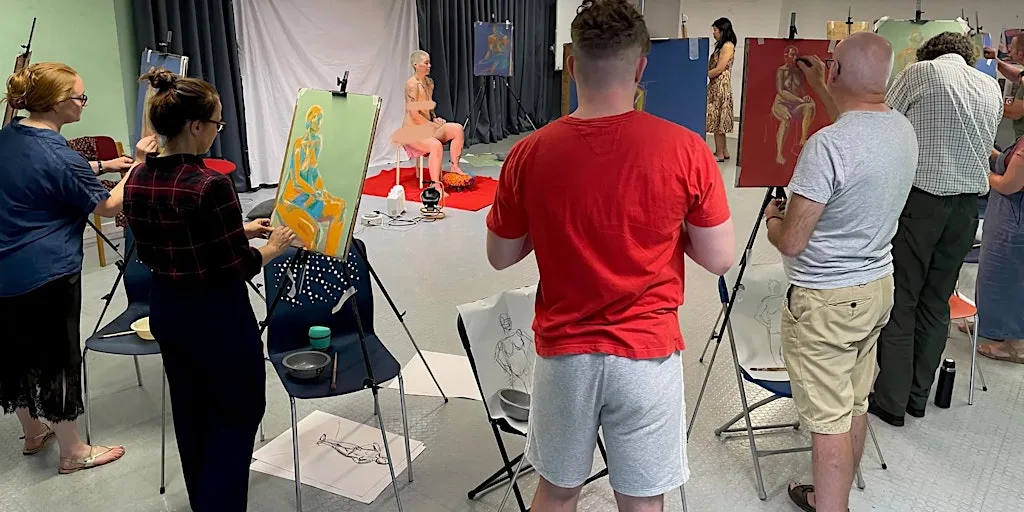 LIFE DRAWING & PAINTING SUMMER SCHOOL WITH ANNE NOBLE-PARTRIDGE: 3-5 AUGUST at Artizan Street Library & Community Centre