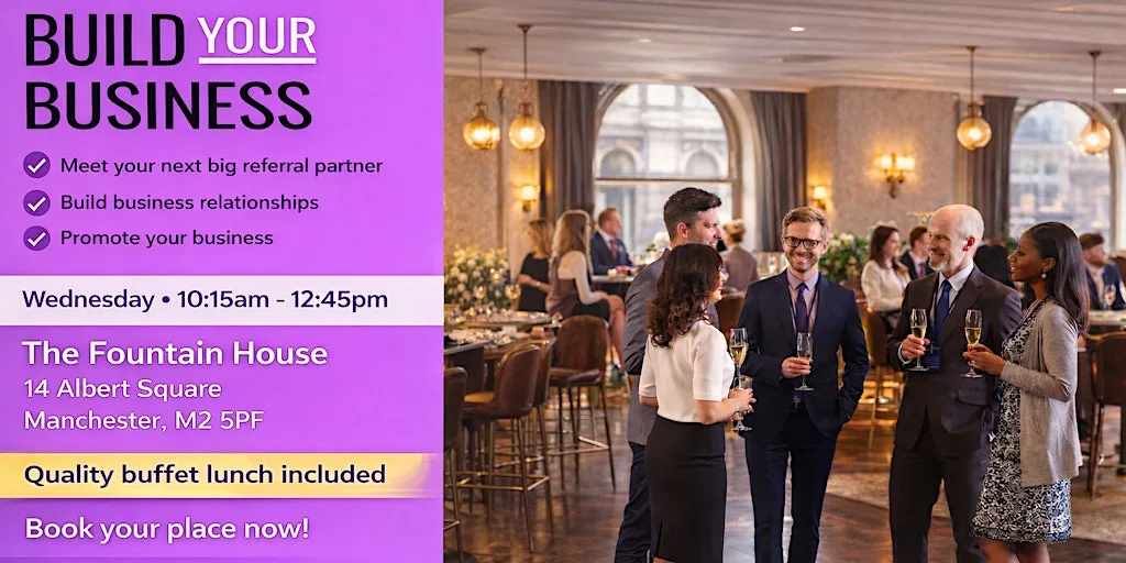 Manchester Business Networking - city centre at Fountain House