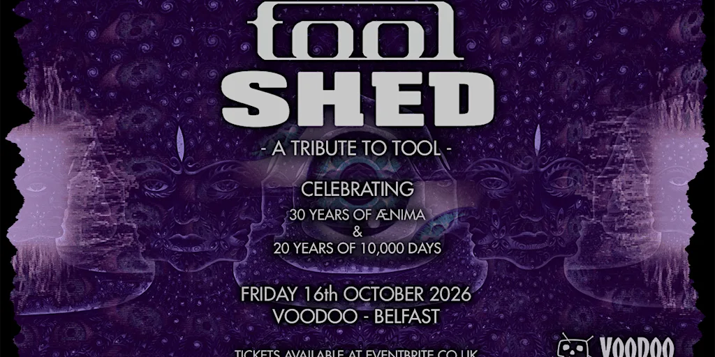 TOOL SHED - A TRIBUTE TO TOOL at Voodoo