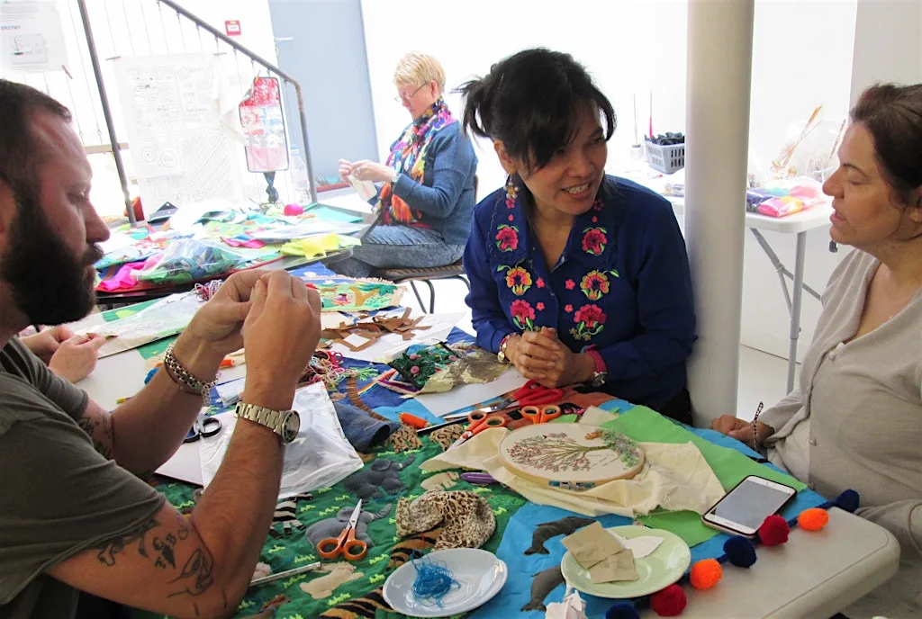 London Embroidery Club at Fabrications