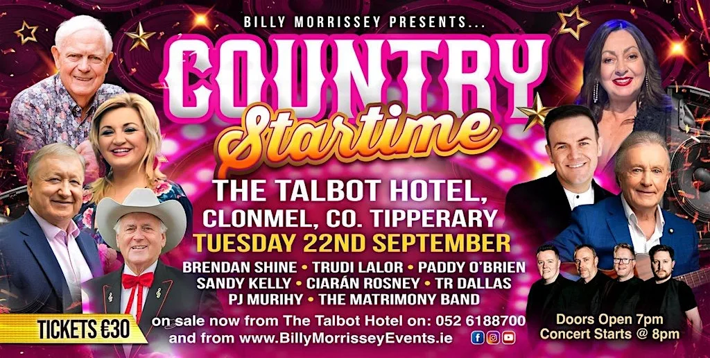 Country Startime Concert The Talbot Hotel,Clonmel. at Talbot Hotel Clonmel