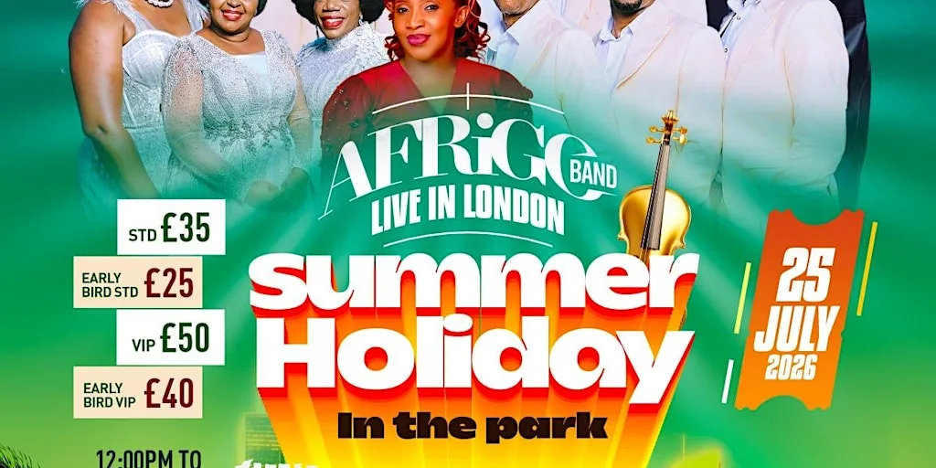 Afrigo Band Live in London at Newham Leisure Centre